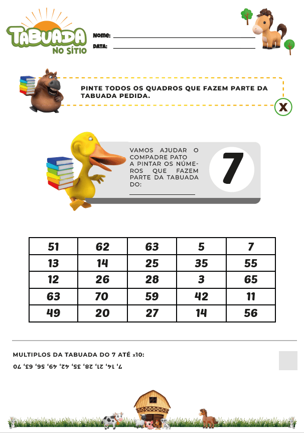 Tabuada de 5 - Quiz de Tabuada #tabuada #quiz #multiplicação #desaf